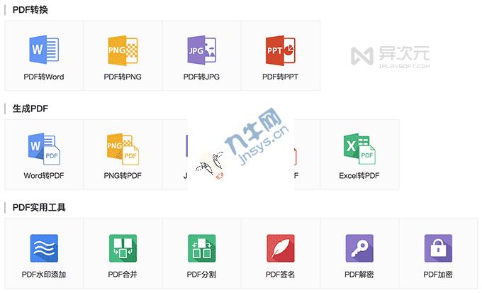 10 款中文免费使用的在线 PDF 工具网站集锦 (免安装/转换Word格式等),第2张