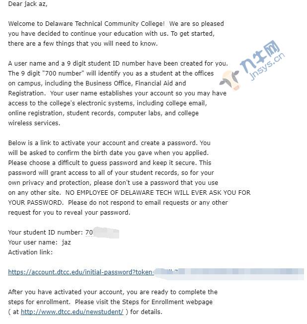 美国特拉华技术社区学院-Delaware Technical Community College邮箱申请教程,第6张